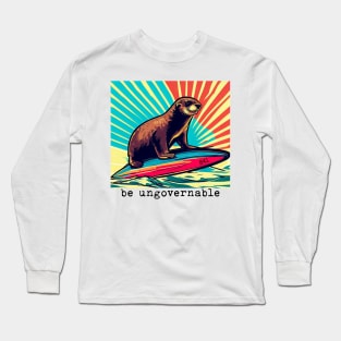 be ungovernable 841 otter Long Sleeve T-Shirt